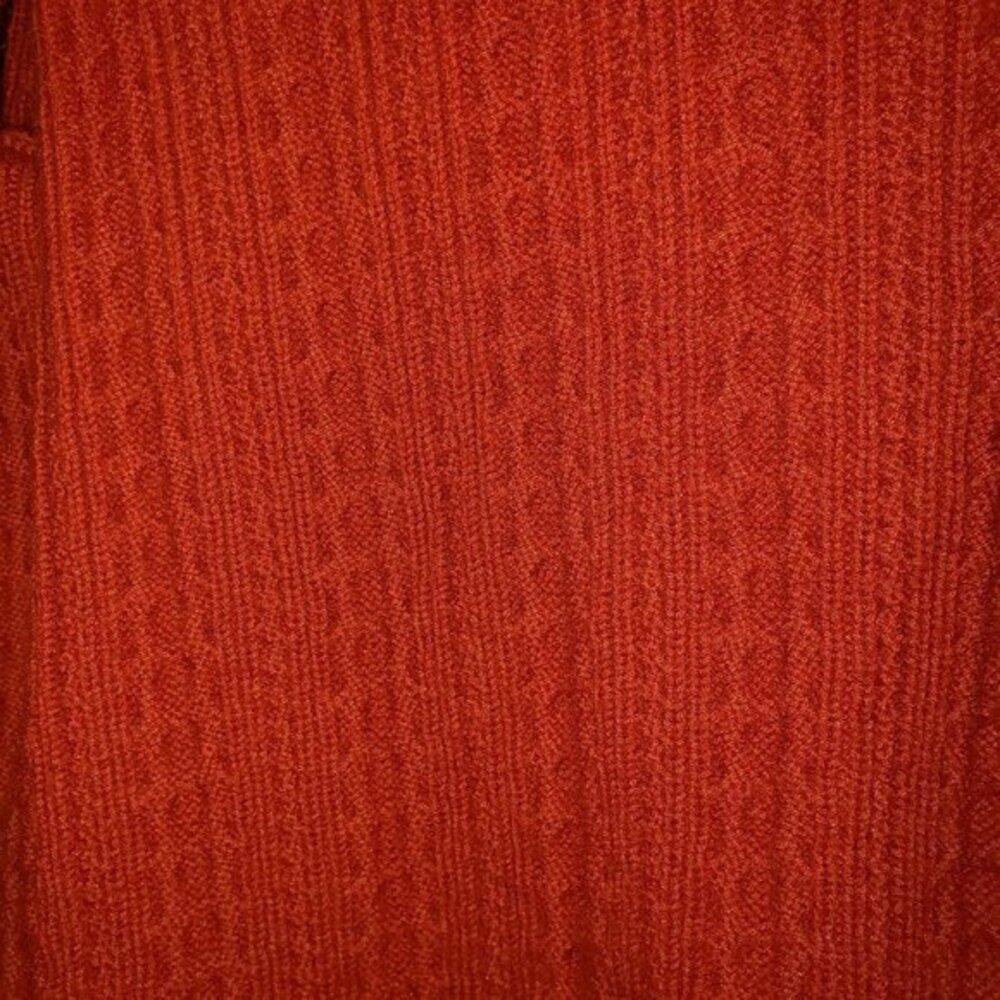 Talbots Red Open Front Drapey Cardigan Wool Blend… - image 4